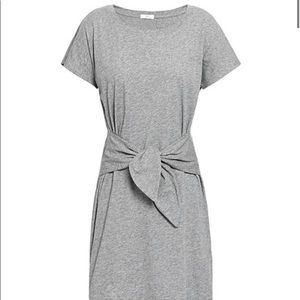 Joie Short Tie Grey T-Shirt Dress